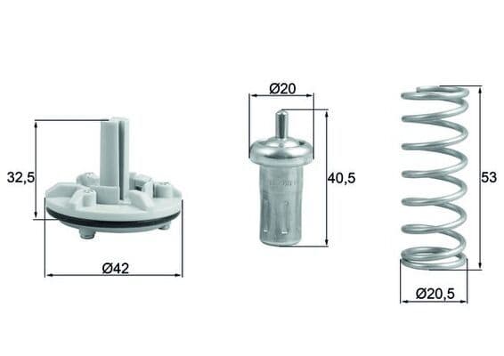 termostat,lichid racire MAHLE BEHR TX 183 80D