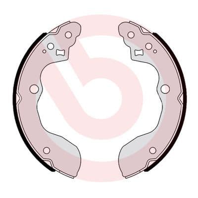 Set saboti frana BREMBO ESSENTIAL LINE S 79 526