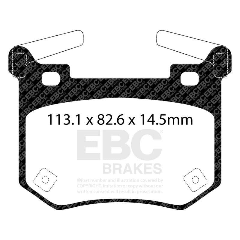 set placute frana,frana disc EBC Brakes DP42357R
