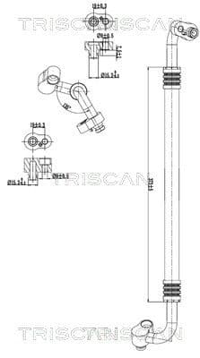 conducta presiune variabila,aer conditionat TRISCAN 9010 29124