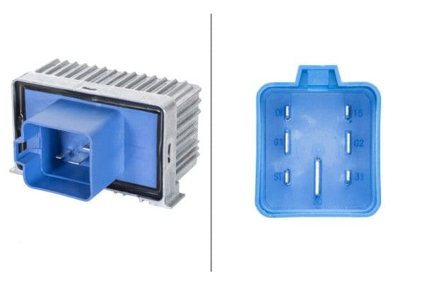 unitate de control,bujii incandescente HELLA 4RV 008 188-591