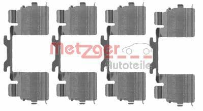 Set accesorii, placute frana METZGER AUTOTEILE 109-1725