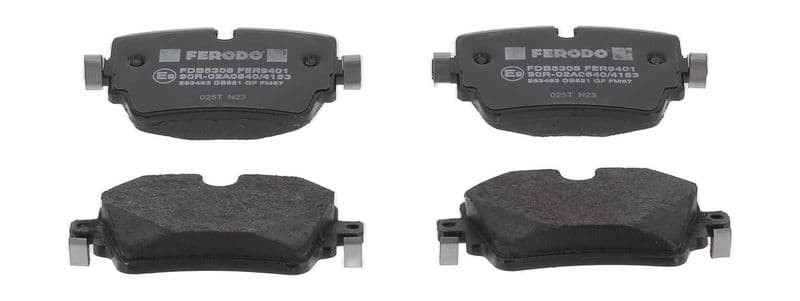set placute frana,frana disc FERODO PREMIER ECO FRICTION FDB5308