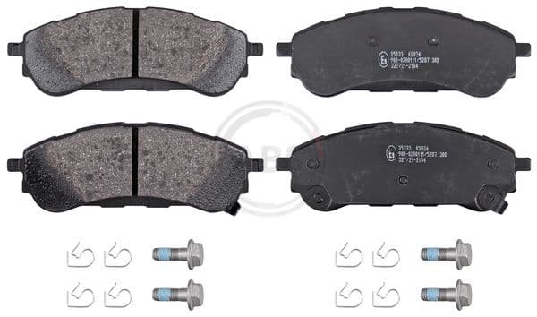 set placute frana,frana disc ABS 35333