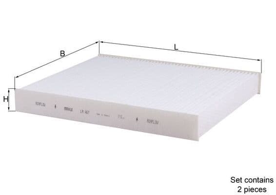 Filtru, aer habitaclu KNECHT LA 467/S