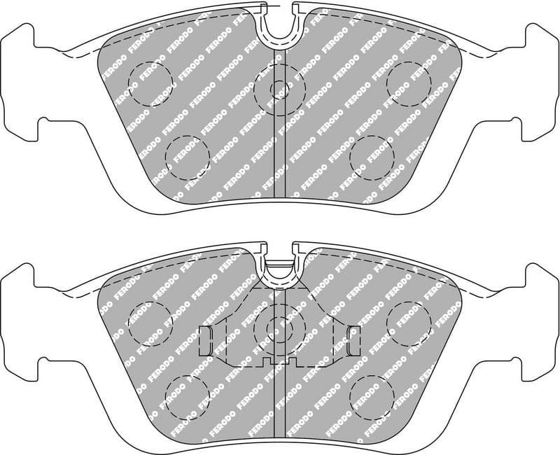 set placute frana,frana disc FERODO FCP725H