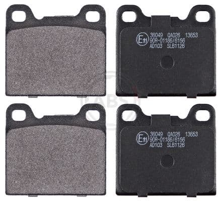 set placute frana,frana disc ABS 36049
