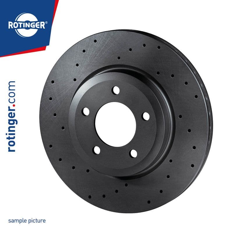 Disc frana ROTINGER GRAPHITE DRILLED RT 2976-GL T3