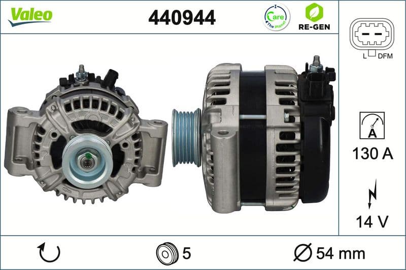 Generator / Alternator VALEO RE-GEN REMANUFACTURED 440944