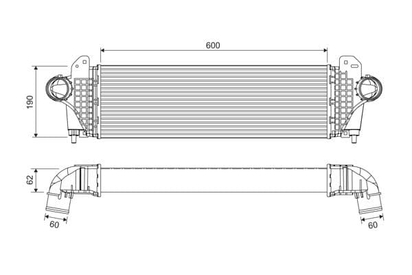 Intercooler, compresor VALEO 818694