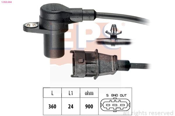 Senzor impulsuri, arbore cotit EPS Made in Italy - OE Equivalent 1.953.564