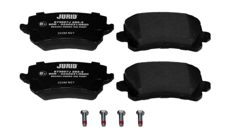 set placute frana,frana disc JURID 573667J