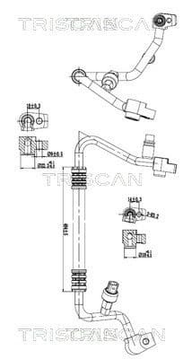 conducta presiune variabila,aer conditionat TRISCAN 9010 16023