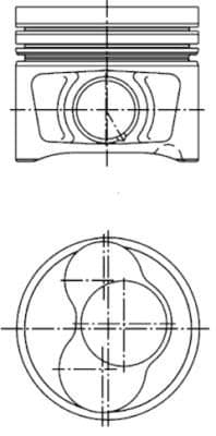 Piston KOLBENSCHMIDT 40409600