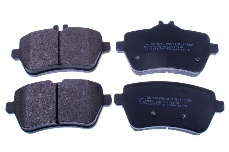 set placute frana,frana disc DENCKERMANN B111389