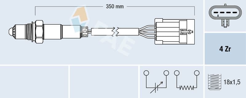 Sonda Lambda FAE 77195