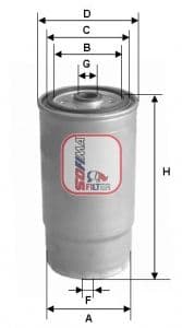 filtru combustibil SOFIMA S 4379 NR