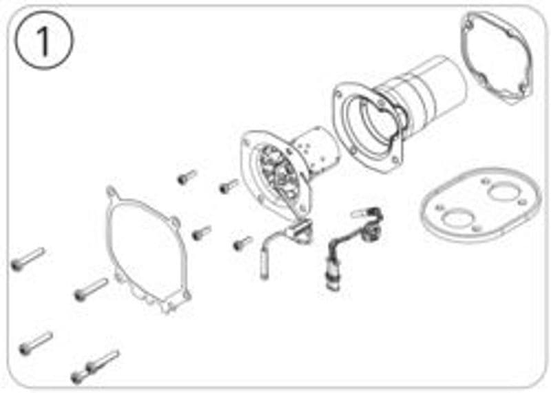 incalzitor independent autovehicul WEBASTO SP Service kit Air Top 2000 ST / STC burner 12 V D 9037043A