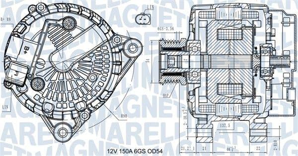 Generator / Alternator MAGNETI MARELLI 063731472410
