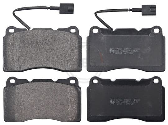 set placute frana,frana disc ABS 37486