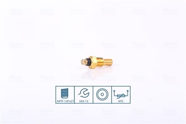 senzor,temperatura lichid de racire NISSENS 207002