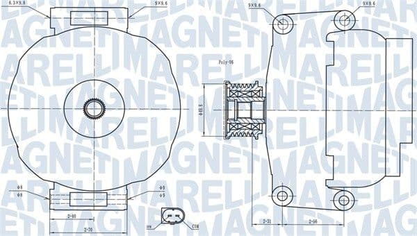 Generator / Alternator MAGNETI MARELLI 063731840010