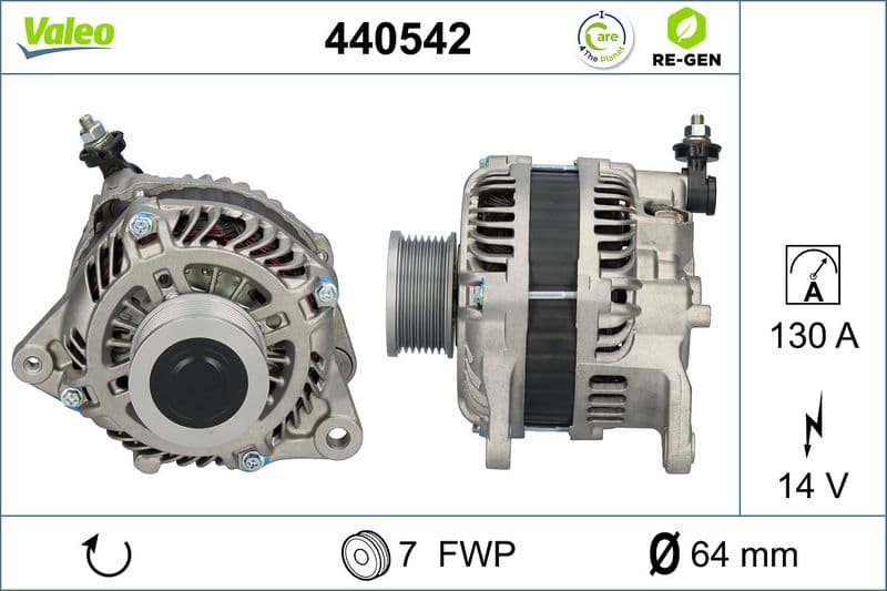 Generator / Alternator VALEO RE-GEN REMANUFACTURED 440542