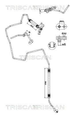 conducta presiune variabila,aer conditionat TRISCAN 9010 15010