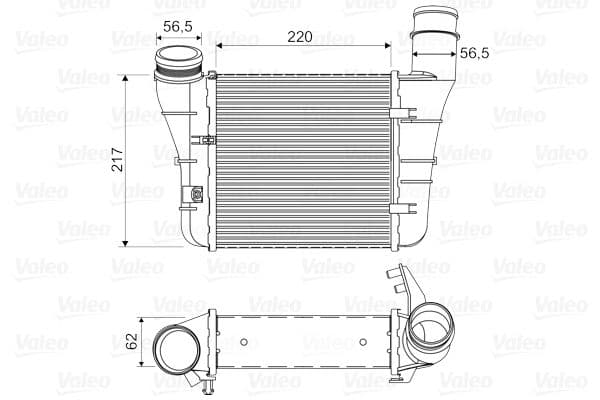 Intercooler, compresor VALEO 818669