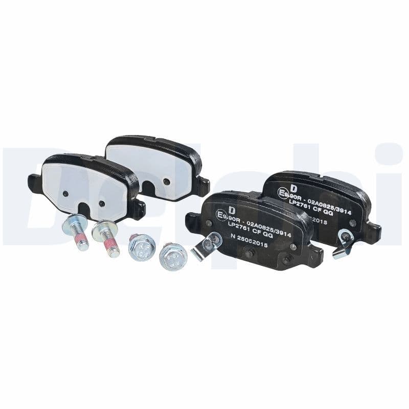 set placute frana,frana disc DELPHI LP2761
