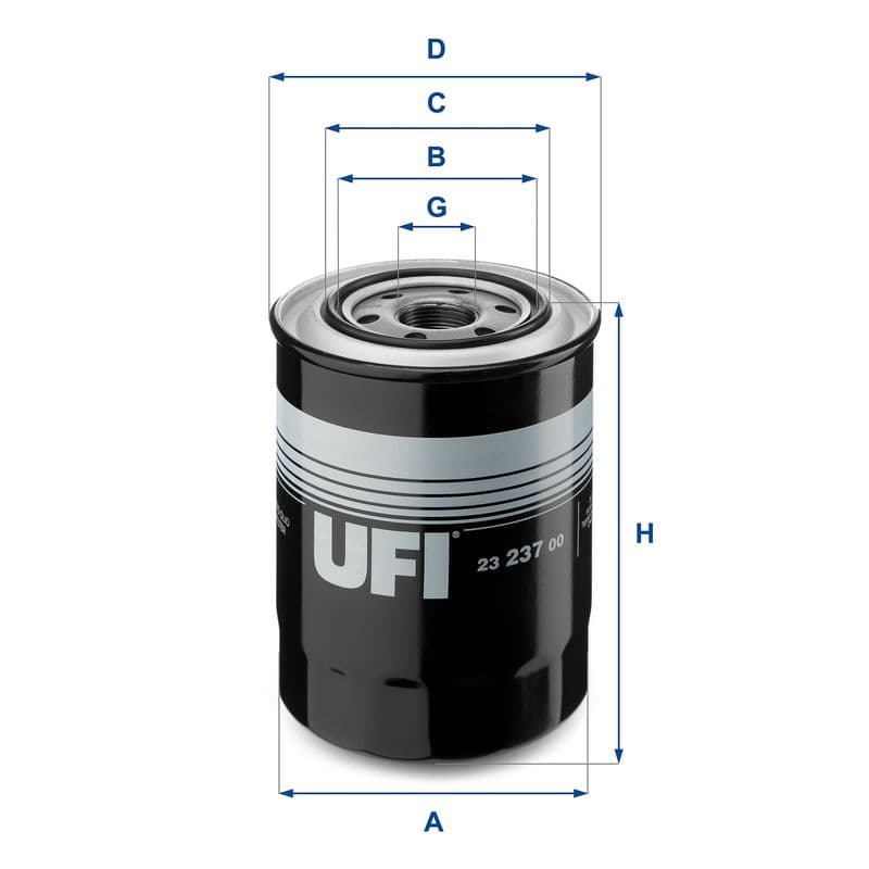 Filtru ulei UFI 23.237.00