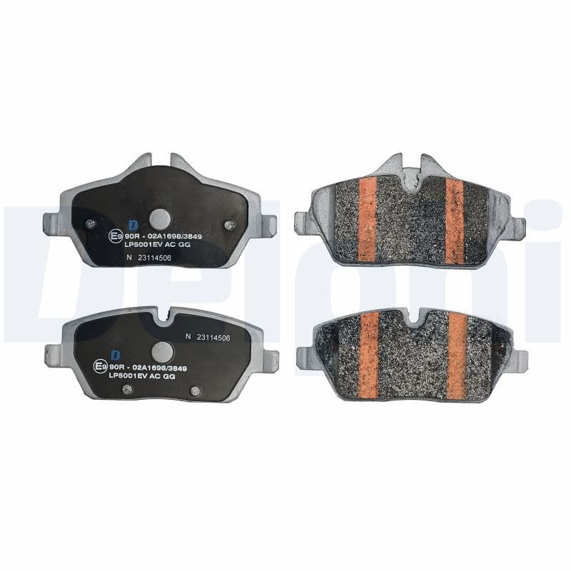 set placute frana,frana disc DELPHI LP5001EV