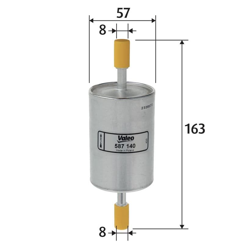 filtru combustibil VALEO 587140
