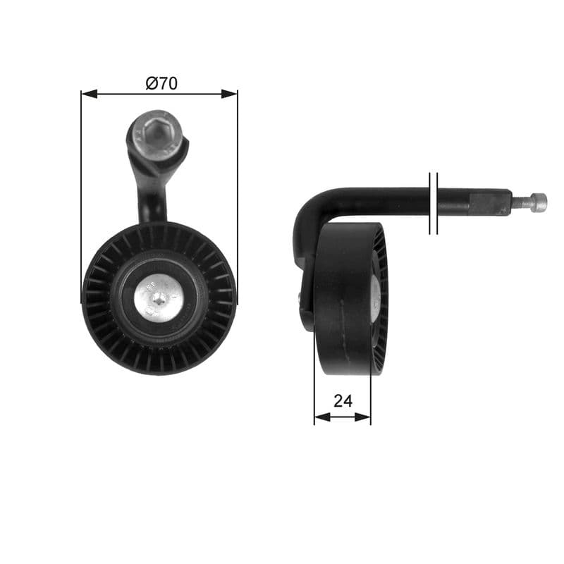 rola intinzator,curea transmisie GATES DriveAlign™ T39020