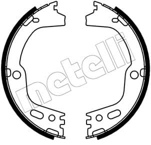 Set saboti frana, frana de mana METELLI 53-0756