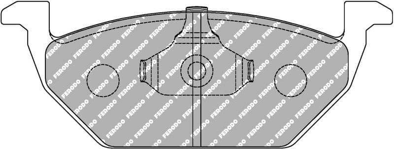 set placute frana,frana disc FERODO FCP1094H