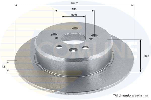 Disc frana COMLINE ADC1109
