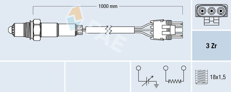 Sonda Lambda FAE 77119