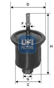 filtru combustibil UFI 31.731.00
