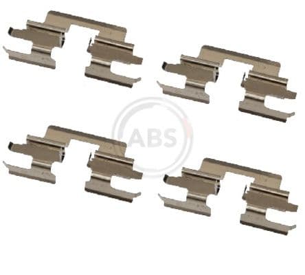 Set accesorii, placute frana ABS 1619Q