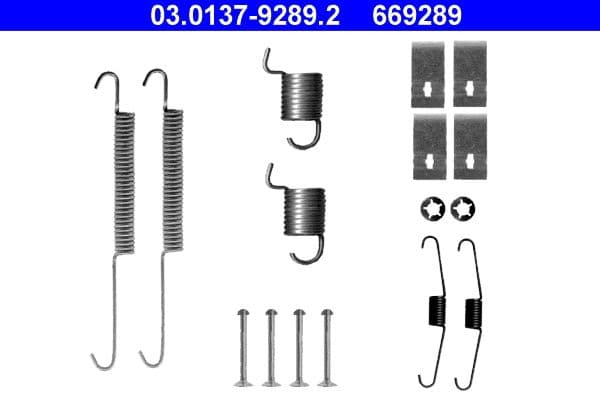 Set accesorii, sabot de frana ATE 03.0137-9289.2