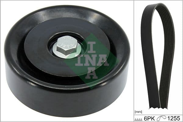 Set curea transmisie cu caneluri Schaeffler INA 529 0496 10