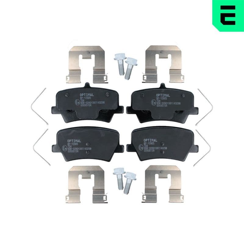 set placute frana,frana disc OPTIMAL BP-12905
