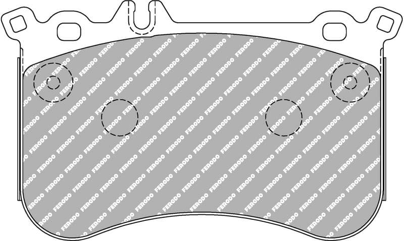 set placute frana,frana disc FERODO FCP4806H