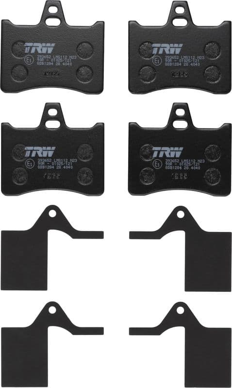 set placute frana,frana disc TRW GDB1284
