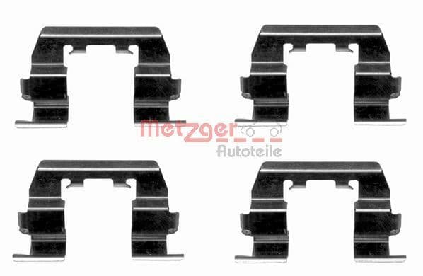 Set accesorii, placute frana METZGER AUTOTEILE 109-1669