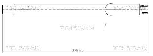 Furtun hidraulic, sistem de directie TRISCAN 8516 11008