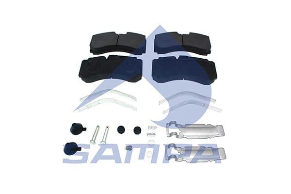 set placute frana,frana disc SAMPA 093.823