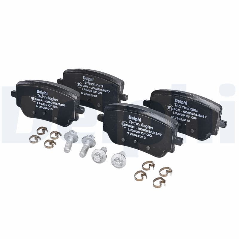 set placute frana,frana disc DELPHI LP3439