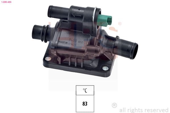 termostat,lichid racire EPS Made in Italy - OE Equivalent 1.880.486